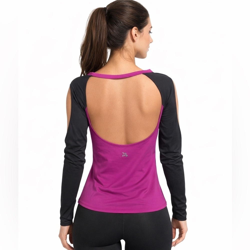 Jo+Jax Sweet Tee Wildberry Athletic Dance Top XS NWT Soft Stretch Lightweight
